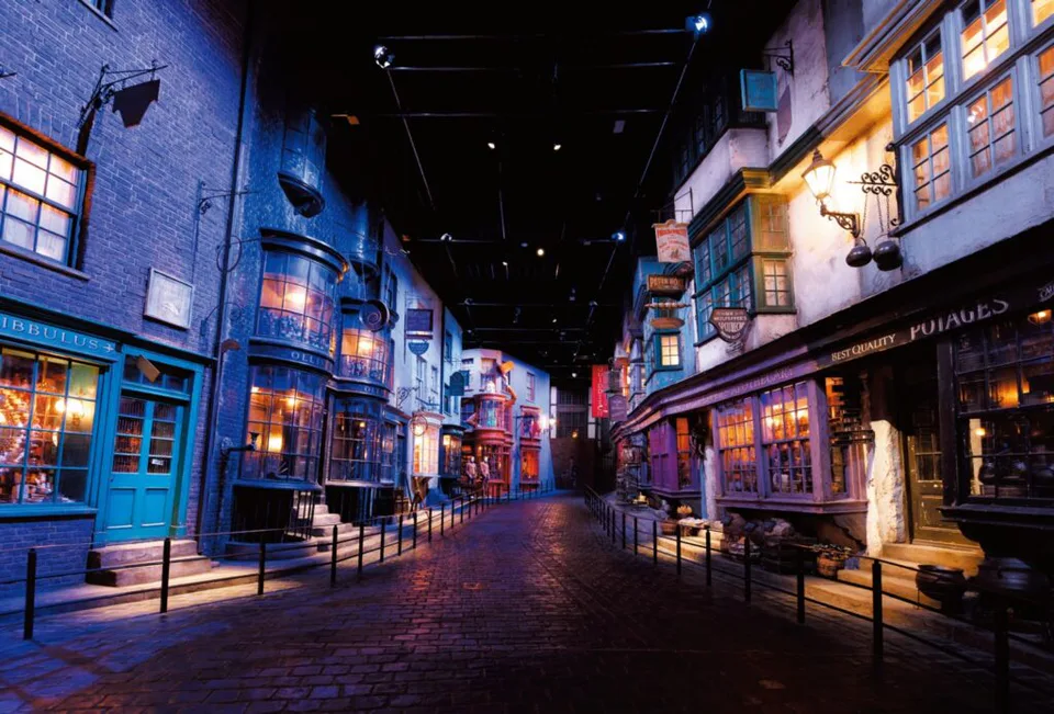 도쿄 해리포터 스튜디오 투어 Diagon Alley 세트, Standard 티켓에 포함되는 대표 공간