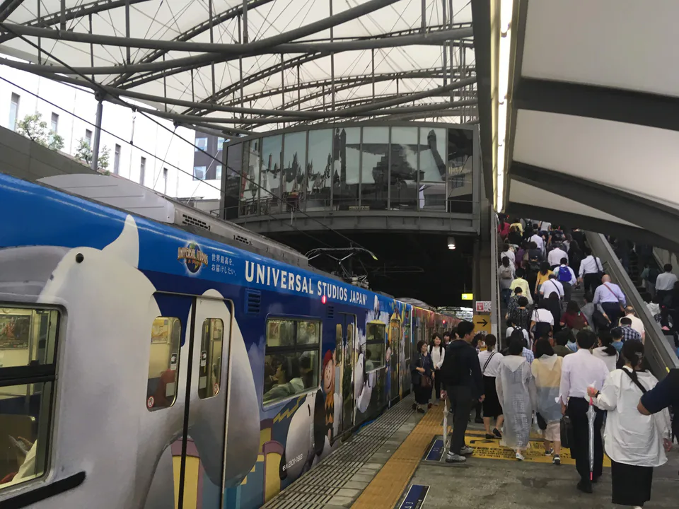สถานี Universal City โอซาก้า ที่พักในย่าน USJ