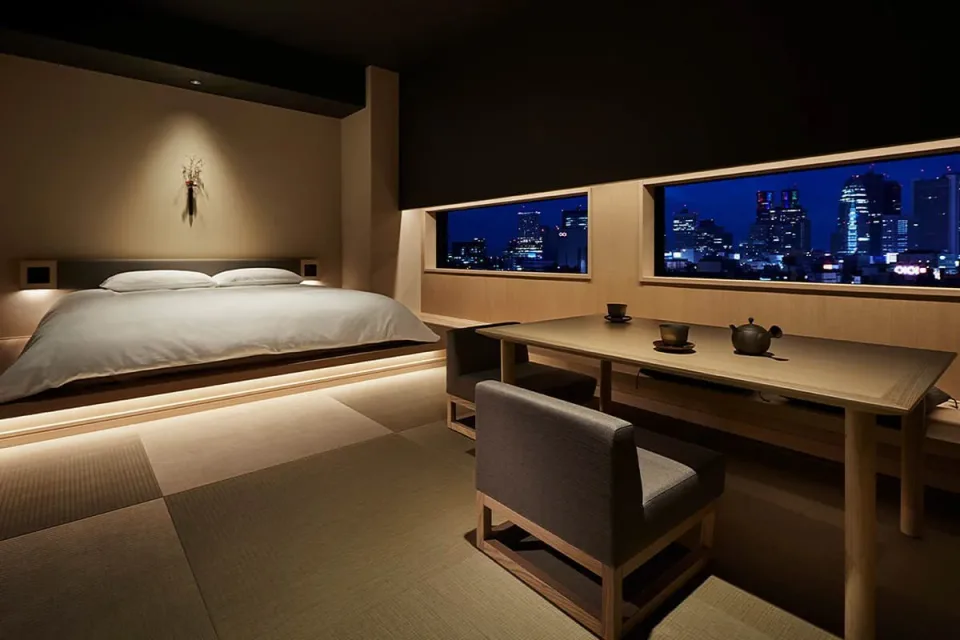 ONSEN RYOKAN YUEN SHINJUKU Japanese-inspired guest room