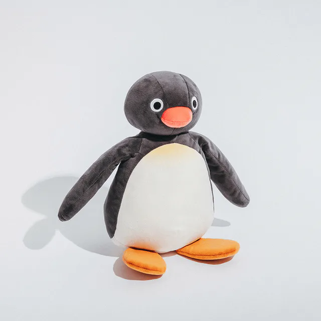 Official BASIC Pingu plush merchandise sold at the exhibition