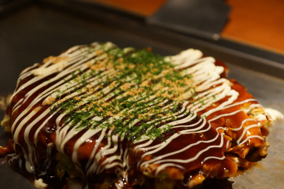 廣島風お好み焼き;Klook 現行 86992 夜間美食團已明確列為體驗內容之一