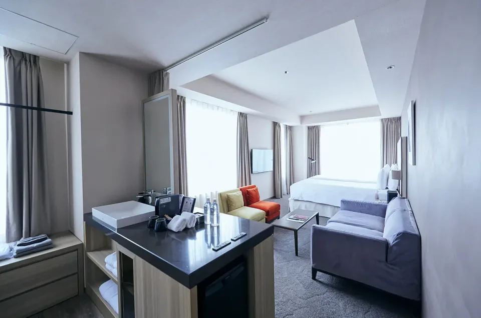 NOHGA HOTEL UENO TOKYO Deluxe Twin room with Japanese-inspired furnishings