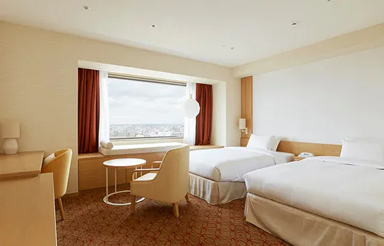 Keio Plaza Hotel Sapporo comfort large twin guest room