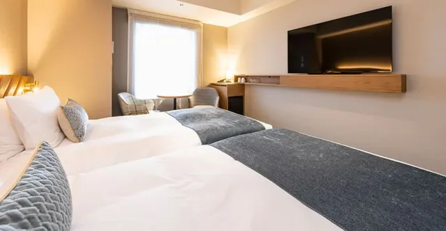 TOKYU STAY Hakodate-Asaichi Akari no Yu twin room with two beds