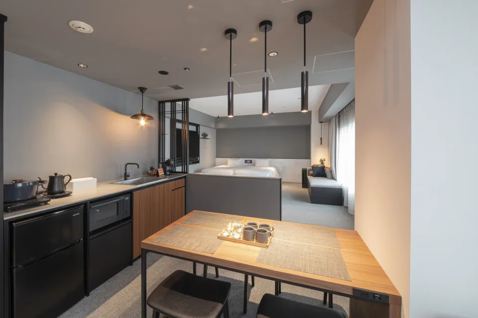Hotel Keihan Namba Grande family room with multiple beds