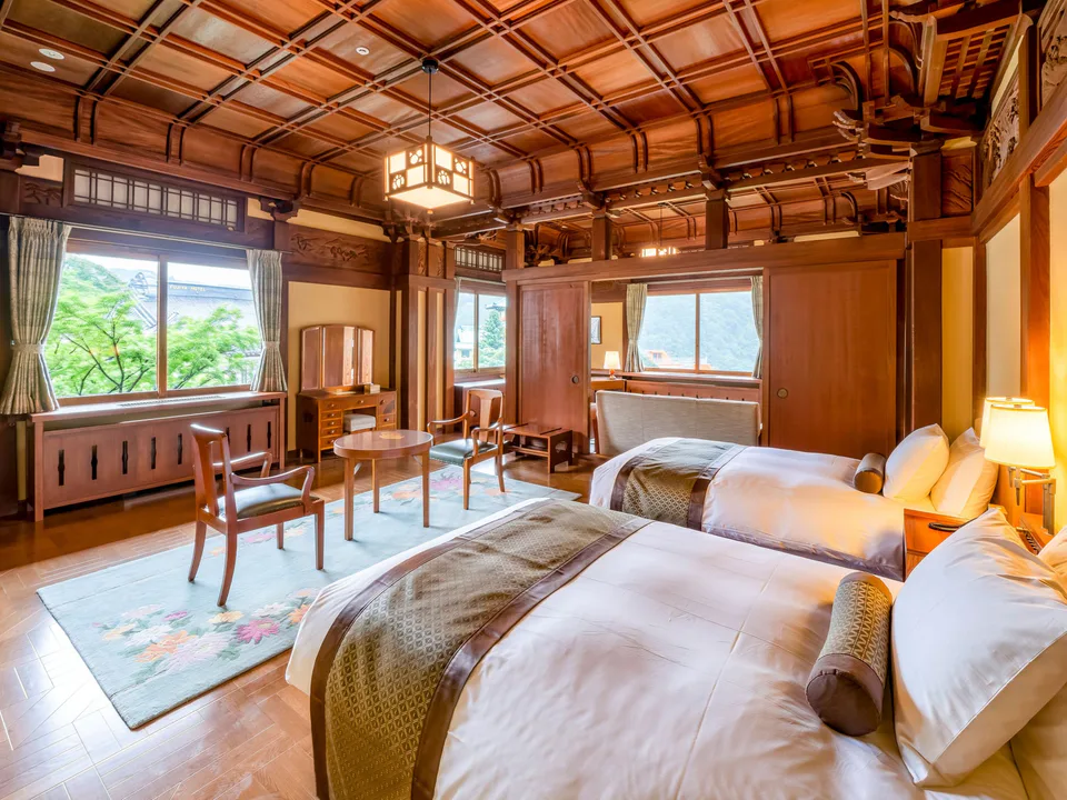 Heritage Room ใน Flower Palace ของ Fujiya Hotel