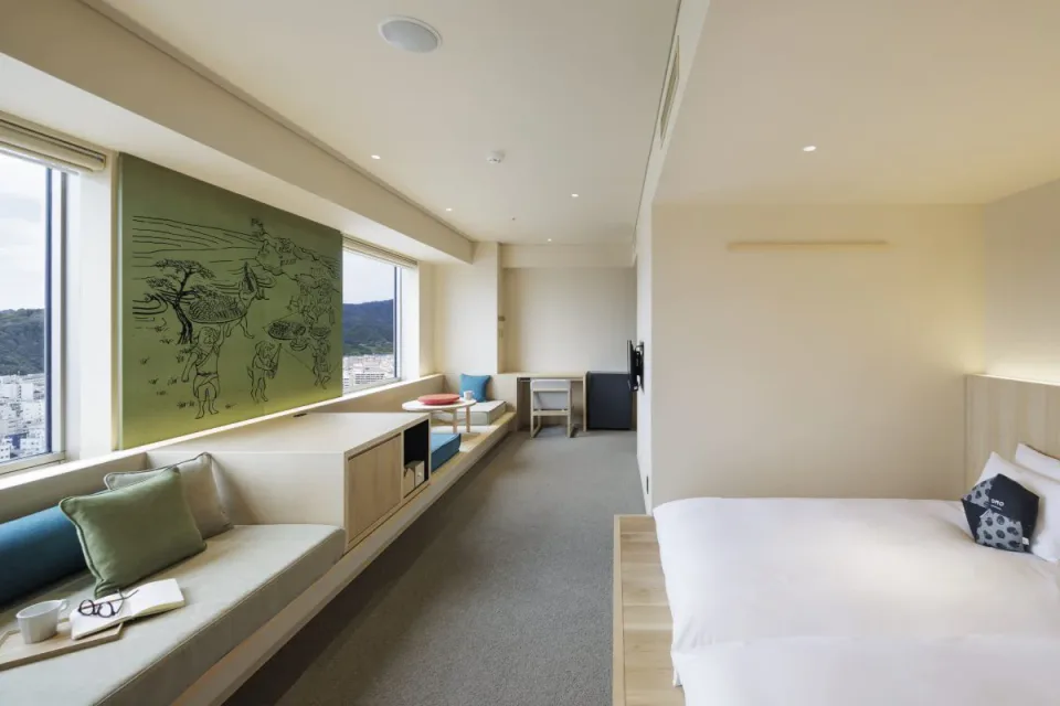 OMO7 Kochi Utage Semi-Suite with panoramic window and wall art