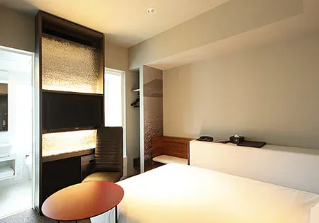 remm Kagoshima double guest room in the Tenmonkan district