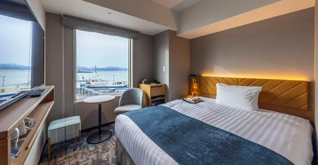 TOKYU STAY Hakodate-Asaichi Akari no Yu double room with Hakodate Bay view