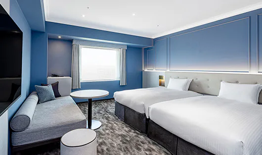 Oriental Hotel Tokyo Bay family room for a four-person Tokyo Disney stay