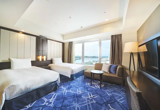 RIHGA Royal Gran Okinawa Bayside Twin guest room