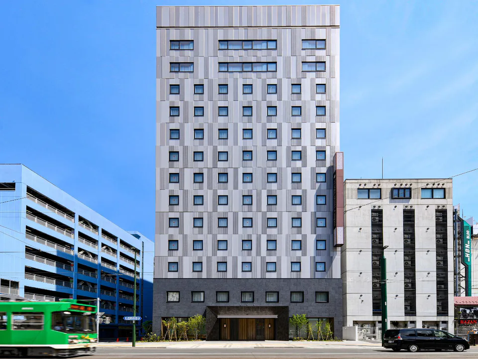 Vessel Hotel Campana Susukino พร้อมที่จอดรถของโรงแรม