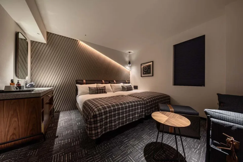 THE LIVELY FUKUOKA HAKATA standard twin room with sofa seating