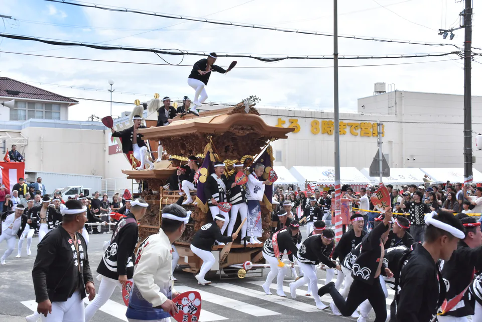 Fukuda-cho danjiri in the Minami Somori district at the October festival, official Kishiwada City 2025 photo