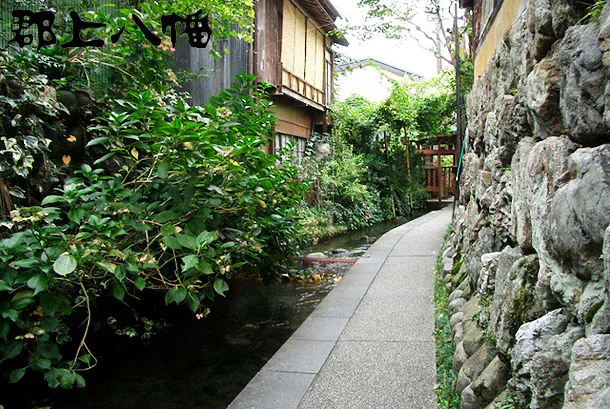 ทางน้ำและบ้านเก่าในกุโจฮาจิมัง เหมาะเป็นกิจกรรมเบาก่อน Gujo Odori ตอนกลางคืน