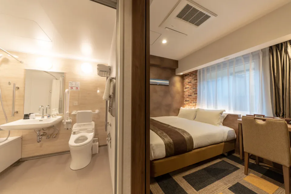 HOTEL TORIFITO OTARU CANAL accessible guest room with twin beds