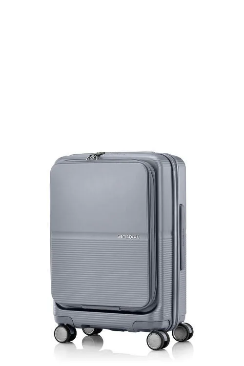 Samsonite FLATFORM 上掀前開 20 吋可擴充行李箱官方商品圖
