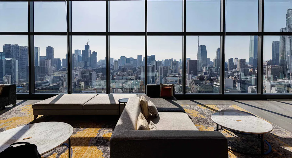 Vue en hauteur depuis THE BLOSSOM HIBIYA