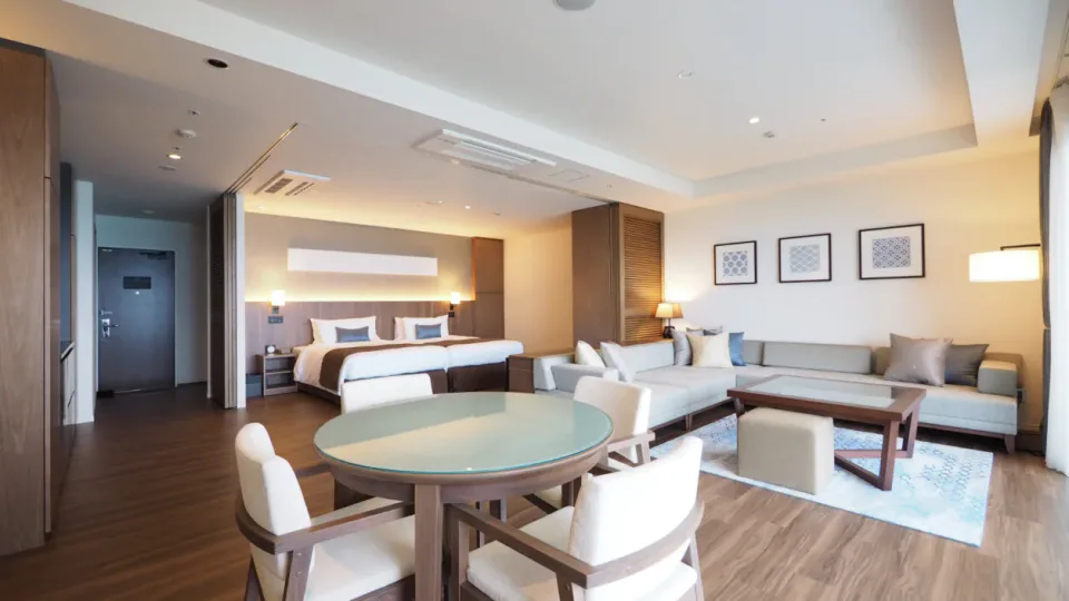 HIYORI Ocean Resort Okinawa suite with terrace and ocean view