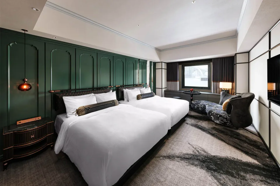 Hotel Sosei Sapporo Deluxe room with two queen beds