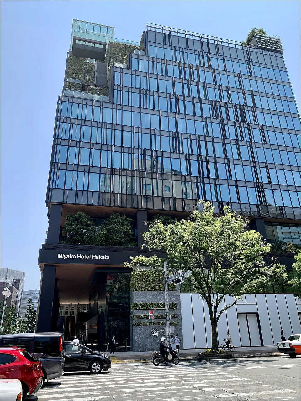 Miyako Hotel Hakata exterior for a Fukuoka rental car return day and Hakata Station switch