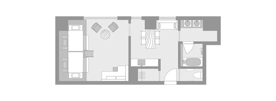 Hotel Keihan Namba Grande 가족용 44㎡ 객실