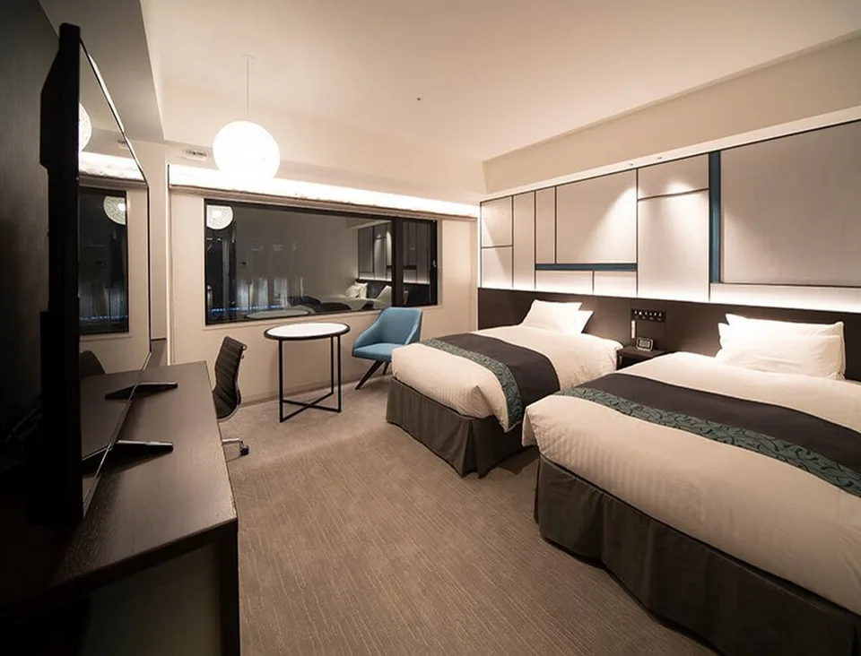 Hotel Vischio Osaka Deluxe Twin for parents staying in Umeda