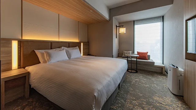 Hakata hotel room for a Fukuoka concert night before an early JR departure