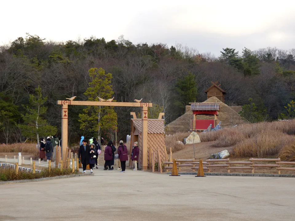 Entrance to Mononoke Village at Ghibli Park, included with both Premium and Standard passes