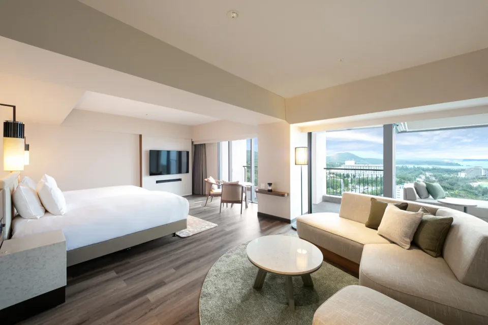 Oriental Hotel Okinawa Resort and Spa ocean-view suite with balcony