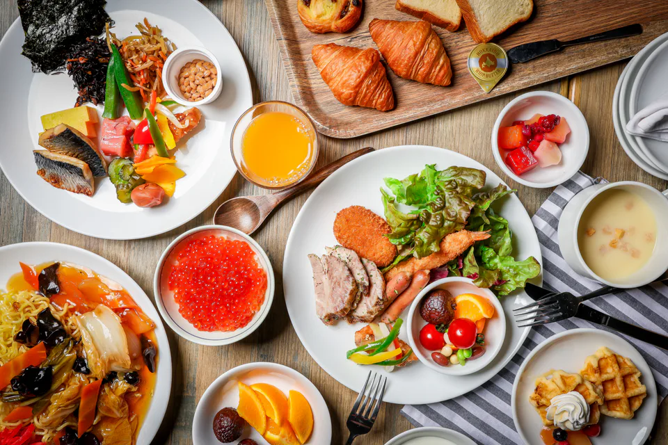 Hotel Torifito Otaru Canal breakfast buffet dishes