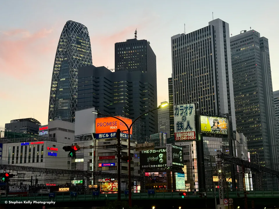 Shinjuku at night: a short Tokyo itinerary should keep Shibuya, Harajuku and Shinjuku on one western-Tokyo day.