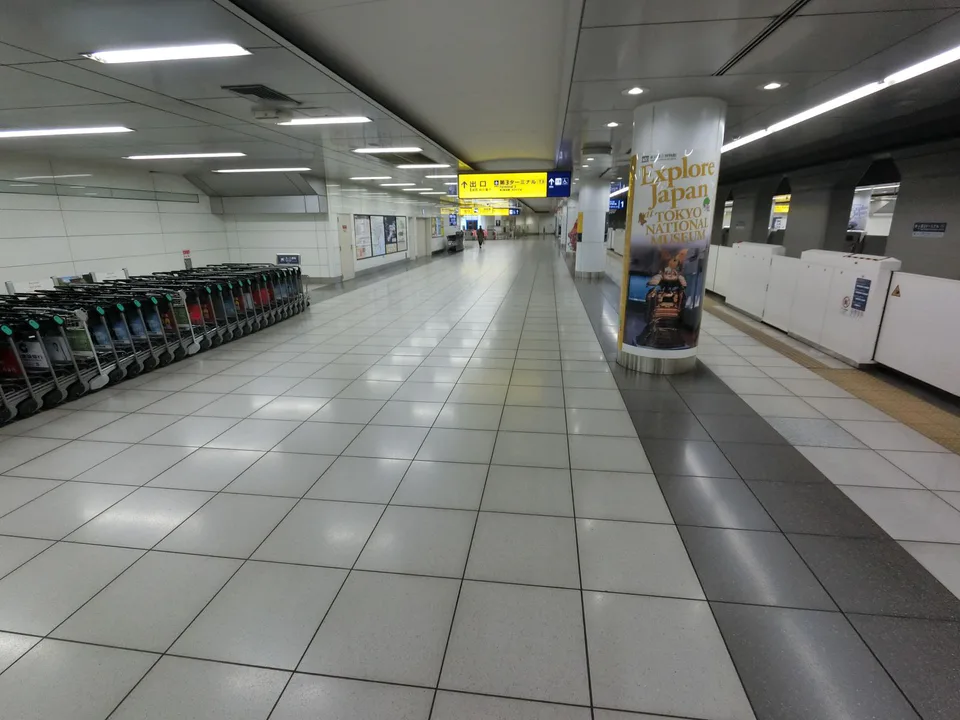Haneda Airport Terminal 3 station for travel eSIM activation and onward transport confirmation