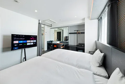 sequence SUIDOBASHI twin room with two beds