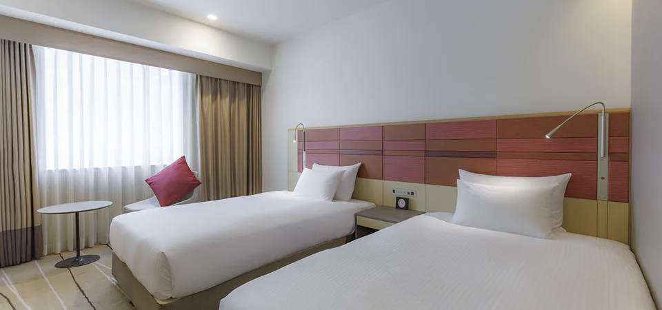 JR KYUSHU HOTEL Blossom Hakata Chuo Superior Twin room, officially 25 square metres