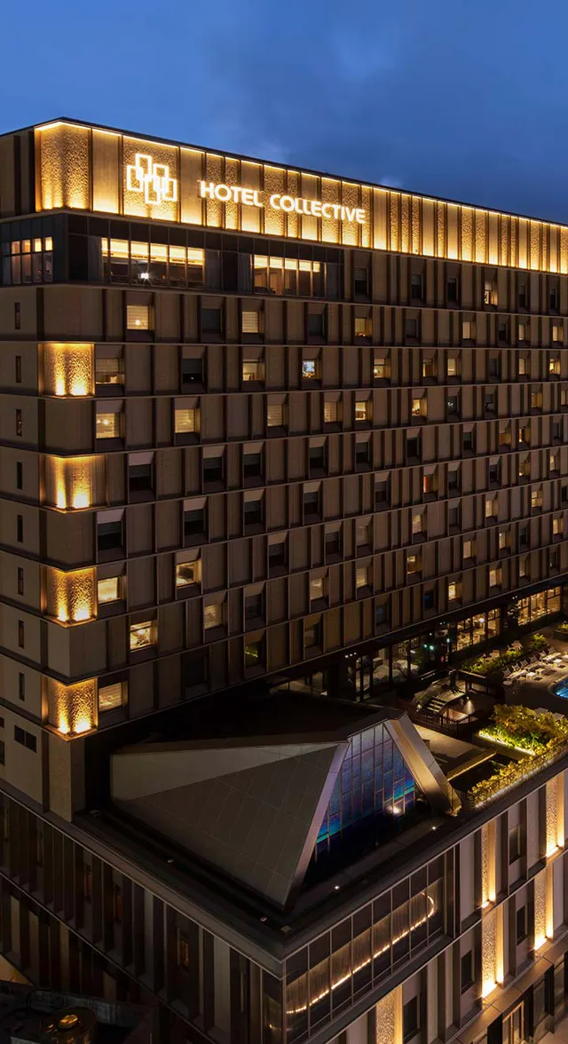 HOTEL COLLECTIVE 나하 국제거리 외관, 친구 여행의 야간 동선과 주차 비용 비교