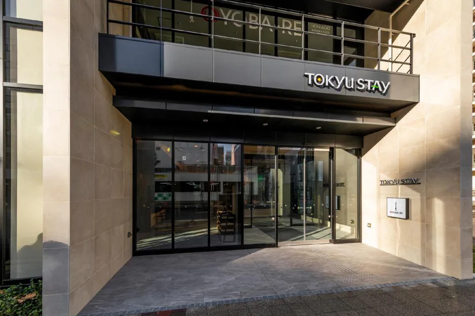Tokyu Stay Sapporo Odori entrance near Odori and Tanukikoji for shopping stays