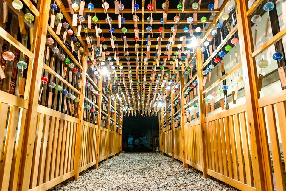 Sanctuaire Kawagoe Hikawa et fūrin 2026 : parcours de jour, de nuit et rivière lumineuse