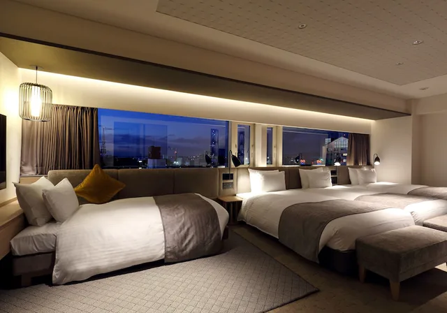 Solaria Nishitetsu Hotel Fukuoka Deluxe Quad, 41,8 m² pour quatre voyageurs