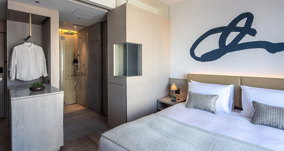 L'espace de la salle de bain dans la chambre du Zentis Osaka