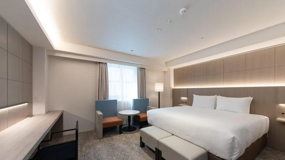 HOTEL IL PALAZZO 후쿠오카 객실과 나카스 커플 숙박 동선