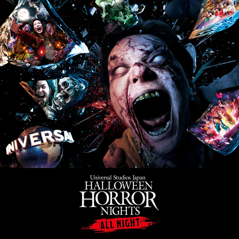 Official USJ Halloween Horror Nights All Night 2026 event visual