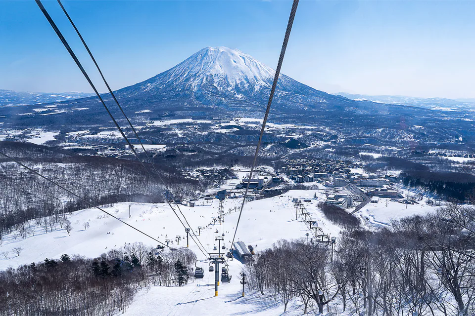 冬季酒店周邊動線，用來追蹤正式 Ski-back 回程