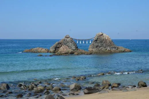 Itoshima, Sakurai Futamigaura, idéale pour une route côtière lors du troisième jour à Fukuoka.
