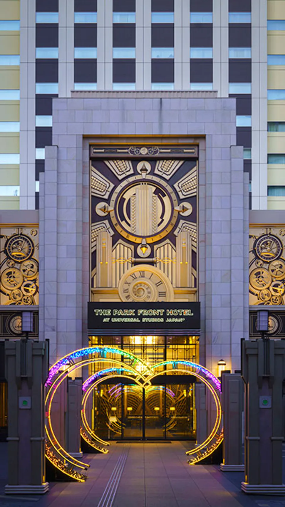 The Park Front Hotel at Universal Studios Japan 正面外觀與入口建築