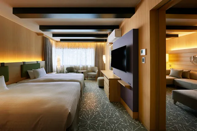 Niseko Northern Resort An'nupuri guest room at the base of the Niseko ski area