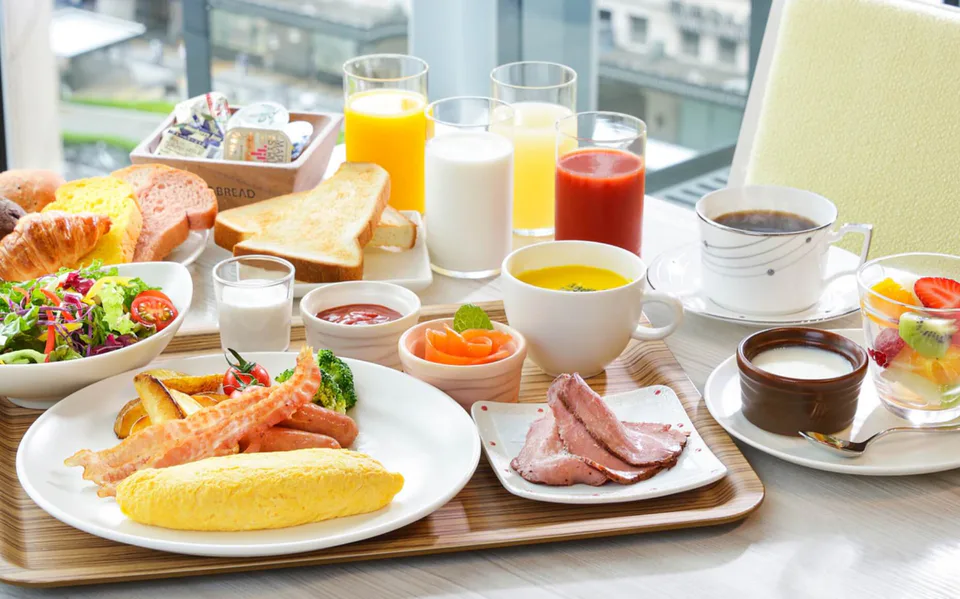 Hotel Royal Classic Osaka Restaurant HAFU breakfast dining room on the 11th floor