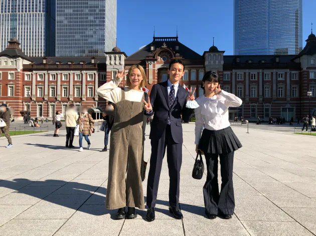 Tokyo Station Marunouchi area, where storage works best when you will naturally return before a Shinkansen
