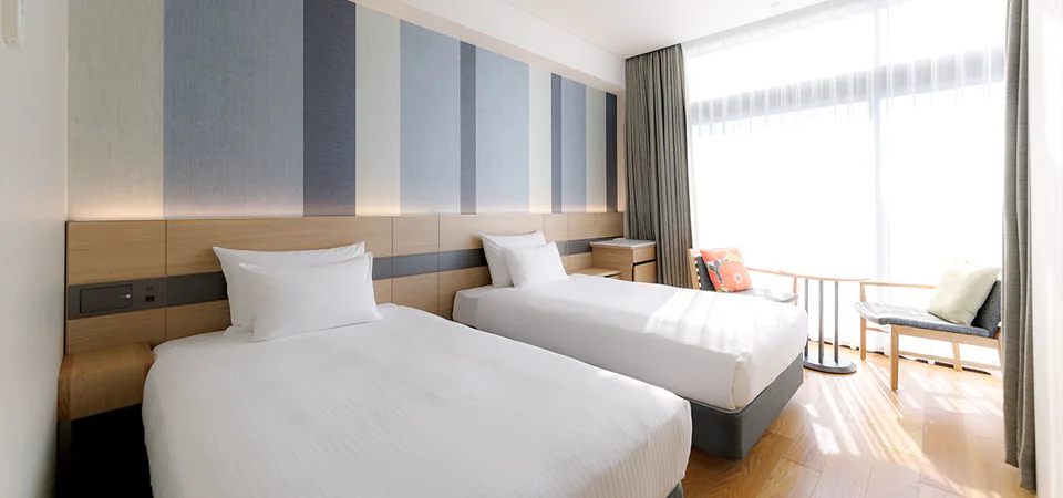 JR Kyushu Hotel Blossom Naha Superior Twin guest room with two beds