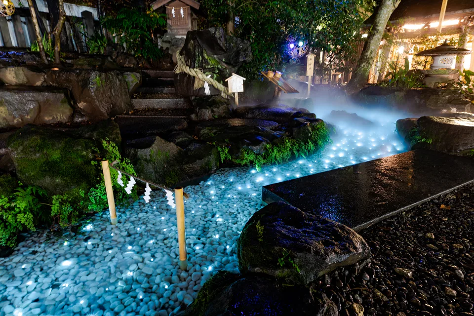 Sanctuaire Kawagoe Hikawa et fūrin 2026 : parcours de jour, de nuit et rivière lumineuse